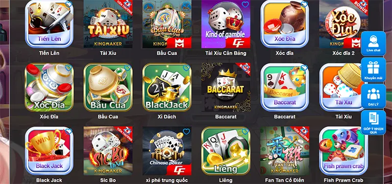 Game bài RR88 nhiều trò chơi mới hấp dẫn