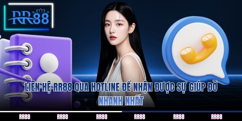 Liên hệ RR88 qua hotline để nhận được sự giúp đỡ nhanh nhất